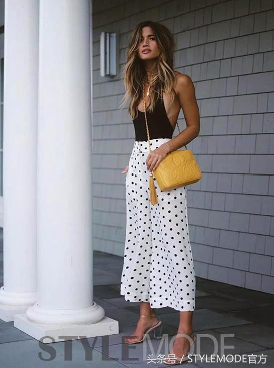 背心搭阔腿裤，大写加粗的高级清凉夏装！