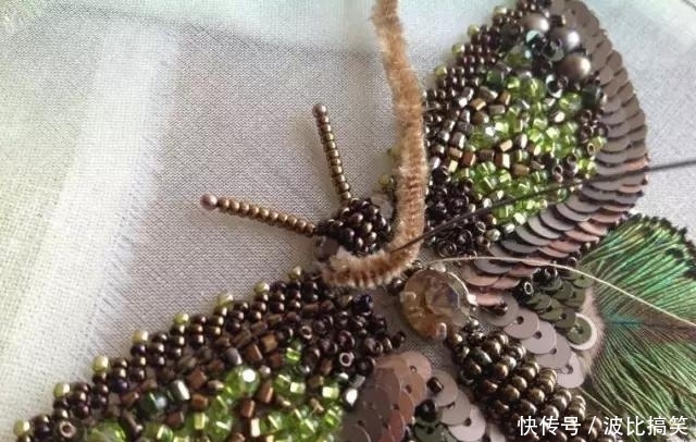 【珠绣胸针】你离小仙女只差一件闪闪的配饰,DIY手工珠绣饰品,附教程