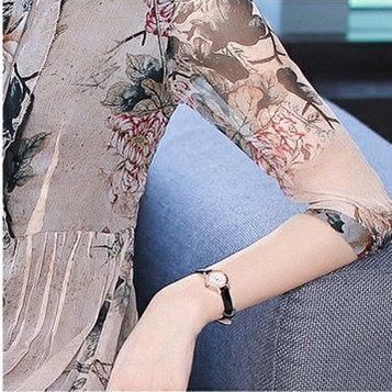 刚上市的印花“香云纱裙”，高雅华丽又显瘦，穿起来超美更有档次