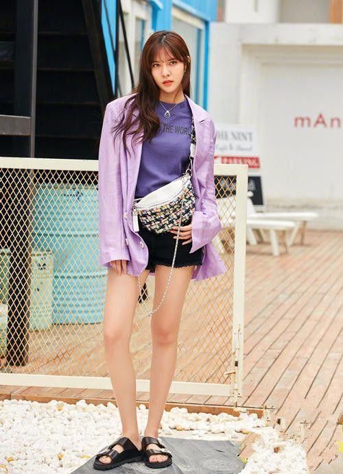 宋妍霏的腿到底多细啊?穿这么瘦的裤子都是空荡荡的!