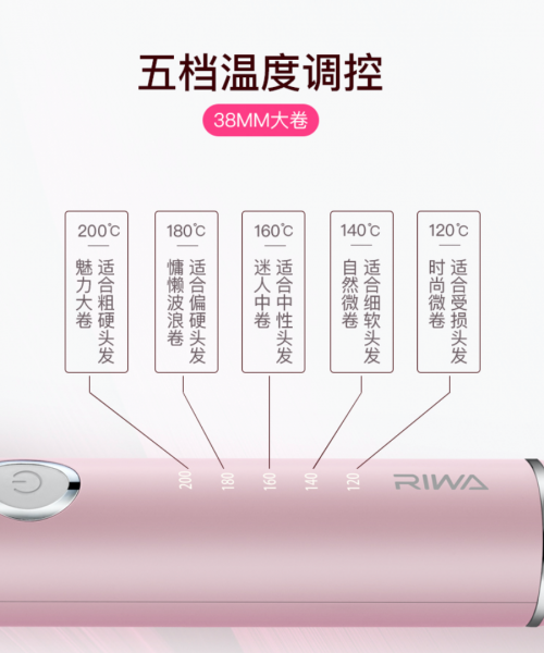 Riwa新品超超超大卷，打造超自然卷发