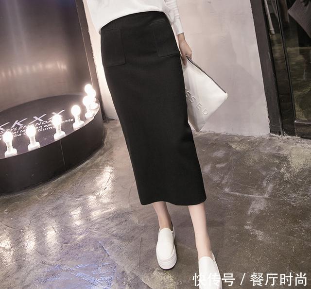 90后的职业女性, 穿短款包臀裙的时候别再搭配黑裤袜了, 不好看