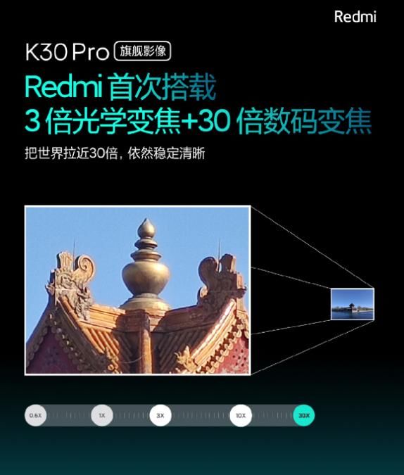  「血本」红米K30 Pro相机参数曝光卢伟冰：下了血本