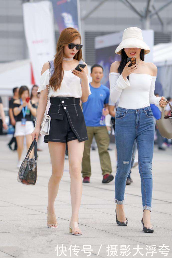 重庆街拍, 简单装扮能让你成为迷人的风景线