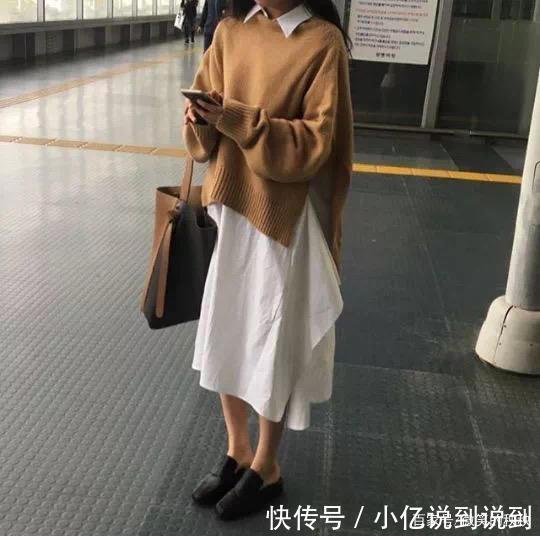  [气质]春季的衬衫裙，怎么搭配既保暖又有气质