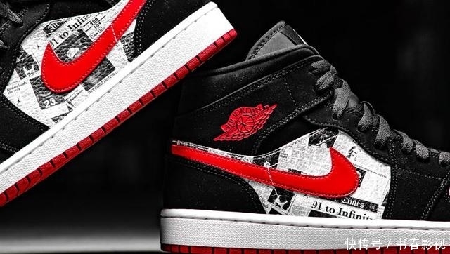  「AJ1」新品，报纸印花AJ1现已发售