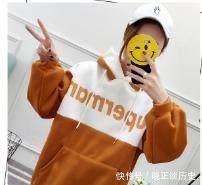  [原宿BF风加厚加绒长]经典不过时，潮流女生都爱这么搭配