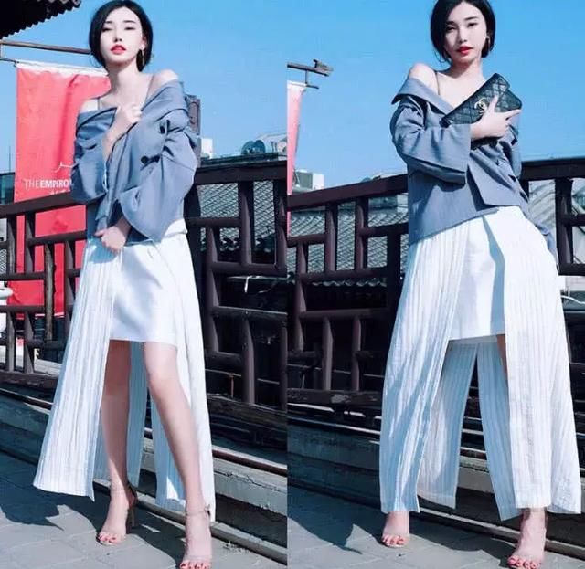 童菲惊艳出场，上身解脱束缚呼之欲出，白色蕾丝风格很赞