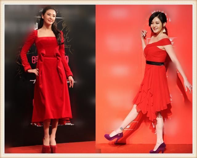 看了张雨绮穿小红裙，再看看大S，真心想问汪小菲一句：后悔不？