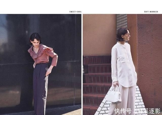 气质■春天你穿“衬衫+阔腿裤”的样子,真是气质炸了!