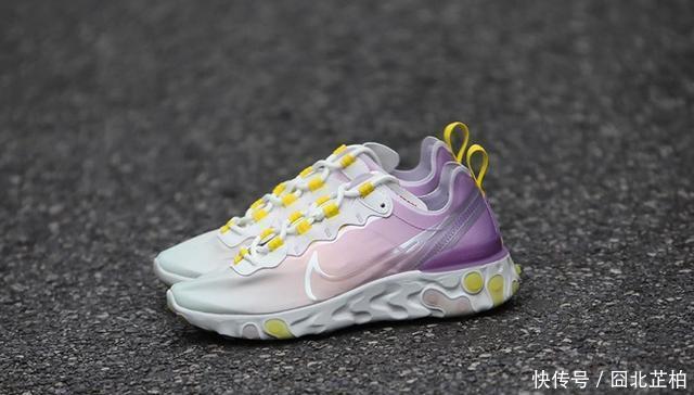  『亮眼』亮眼渐变鞋面！全新配色NikeReactElement55实物曝光