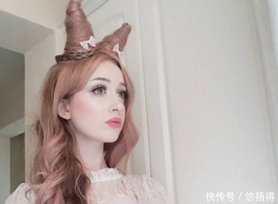 妹子酷爱化妆,日日将自己打扮成芭比娃娃,卸妆后被赞女神