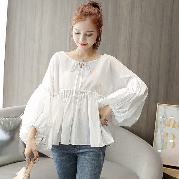 别再穿去年的连衣裙了!今秋流行穿这样的娃娃衫，连背影都美爆