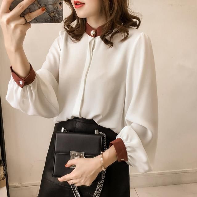 精致秋款女上衣，我再也不想穿短袖了，百搭舒适魅力十足