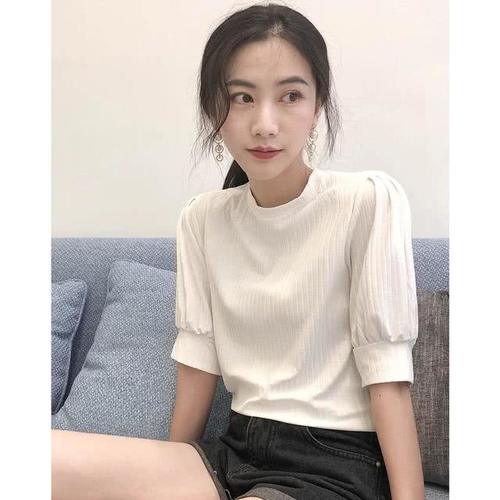 娜扎也在穿的针织短袖,6个搭配方案让你拥有气质天鹅颈!