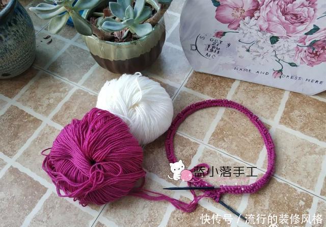 图解|从上往下织宝宝棒针提花毛衣(附图解)