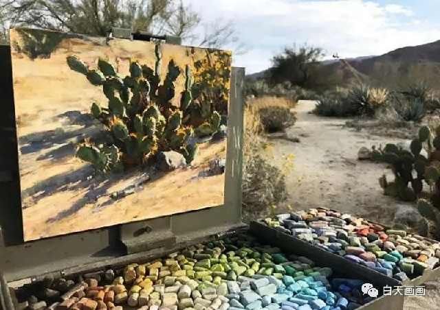 白天画画，画家笔下的无缝衔接，场景还原毫无违和感