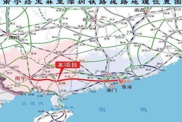 广东、广西一条新高铁开工，总投资640亿，缓解广州的客运压力