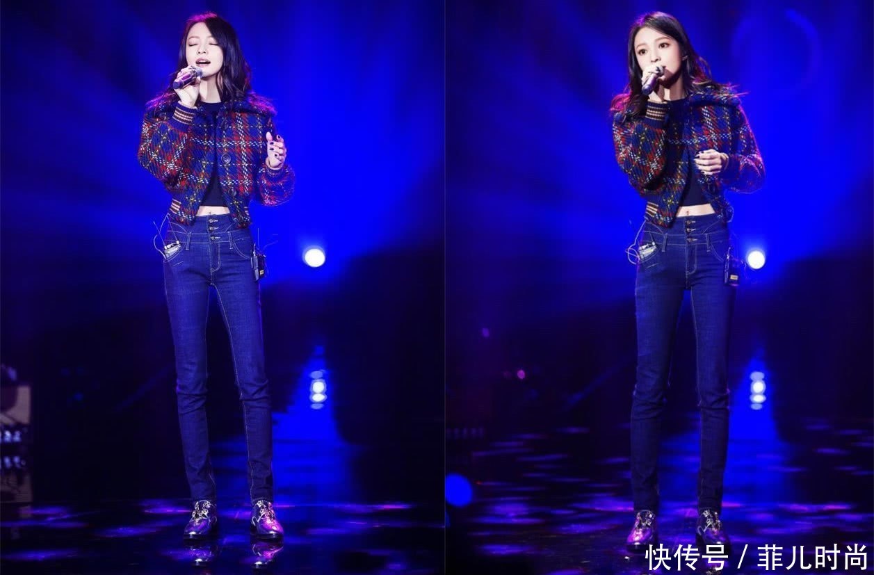 张韶涵不能再瘦了!最小码的牛仔裤都塞不满,怎能叫人不羡慕?