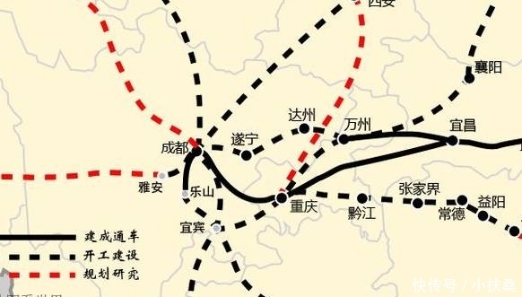 中国这14条高铁规划开通后，这2个城市将成西部高铁的“大心脏”