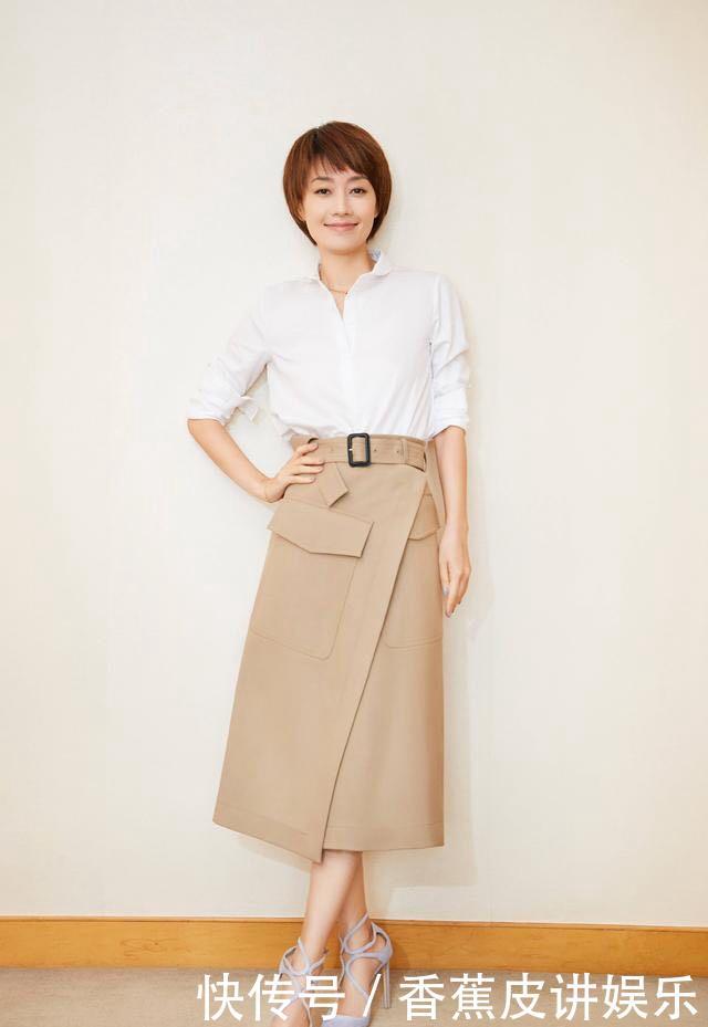 马伊琍换新发型，直短发配刘海，41岁辣妈简直逆生长！