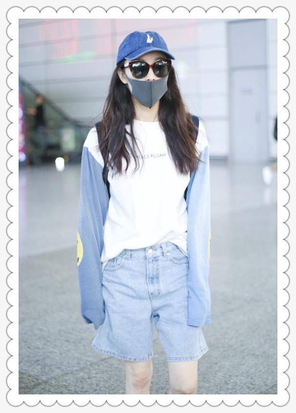 倪妮厉害!短裤竟穿出大裤衩效果，网友:这腿秀的让人心服口服!