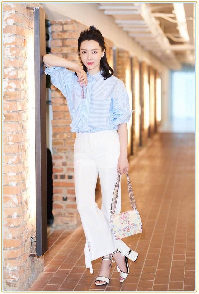 陈数气质真强悍!几十块T恤竟穿出千元大牌感，刘雯都甘拜下风了