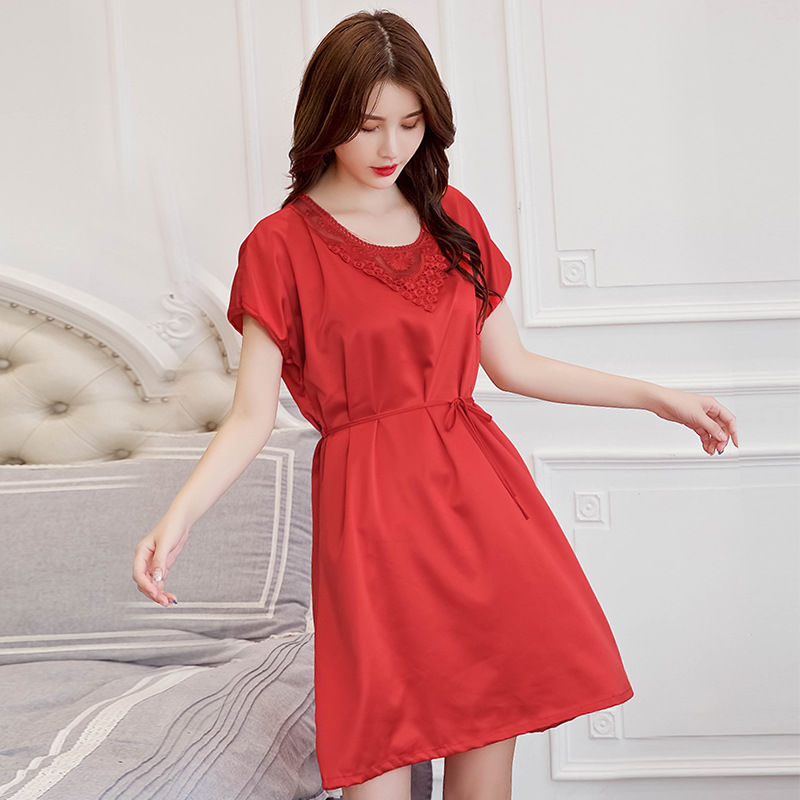 一眼看上第4款洋气睡衣裙，穿着清爽舒适又显瘦，我和妈妈都能穿