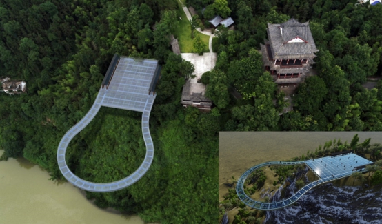 桃花源开建时光隧道、玻璃滑道 十一可体验 够胆你就来