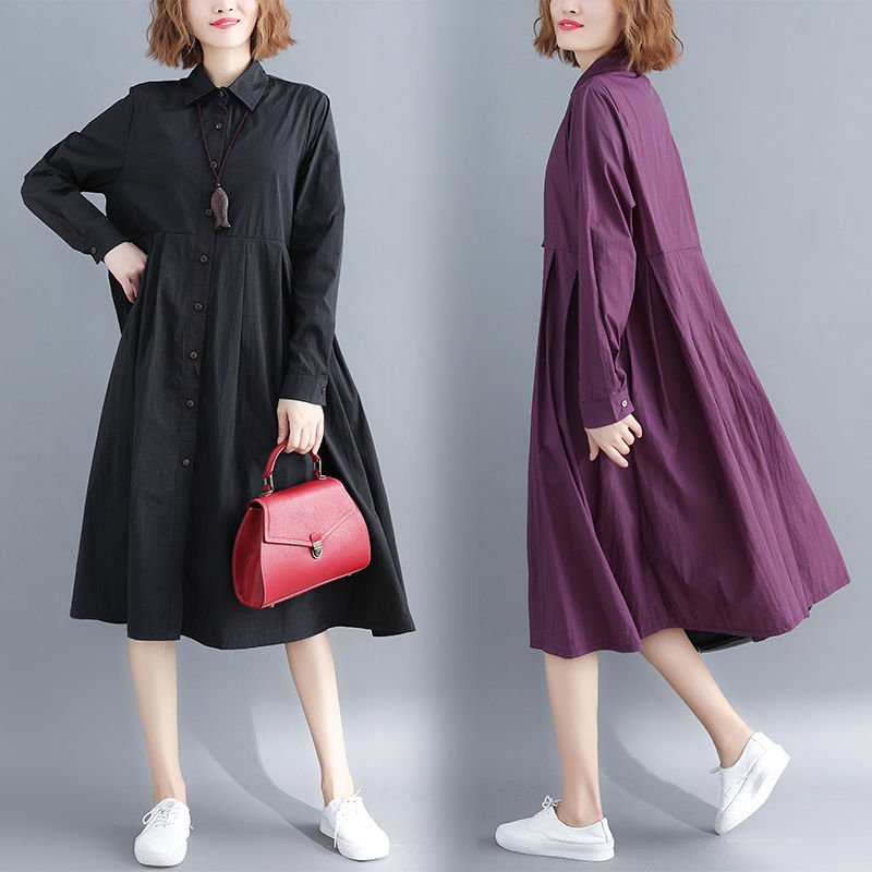 高高瘦瘦感觉是穿出来的，不信瞧瞧下图的亚麻裙，是不是很美