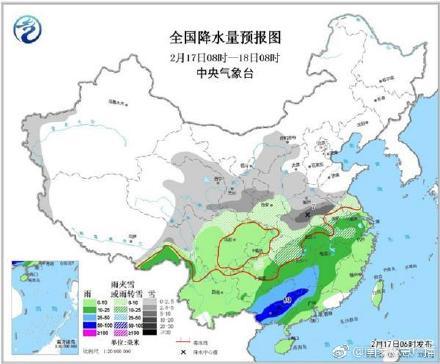 北方降雪增多 两广雨量或破同期极值