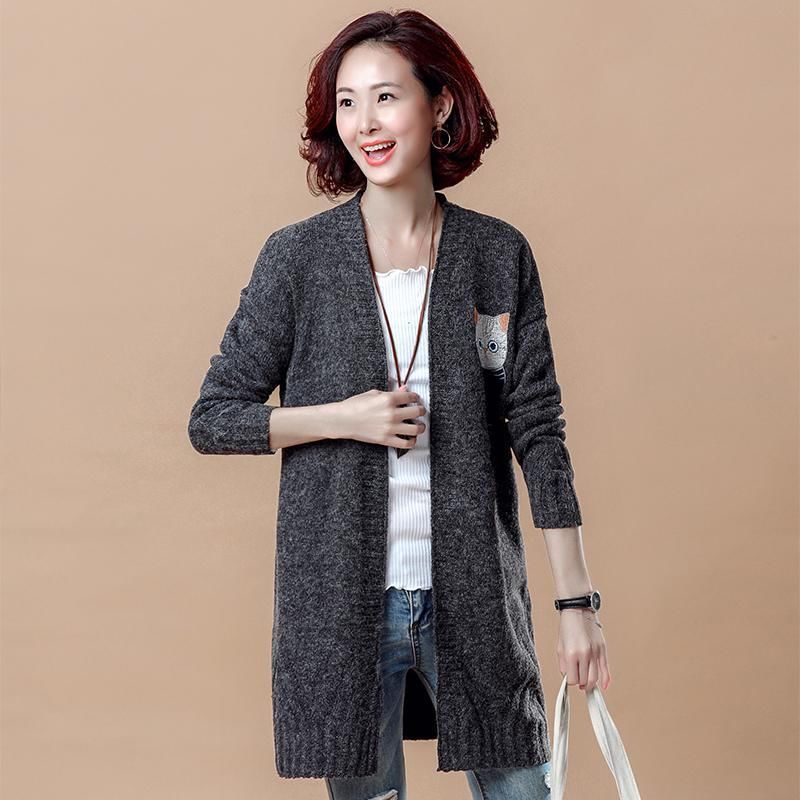 腰粗屁股大的女人，少穿毛衣!试试这些中长秋衫，轻松遮肉超显瘦