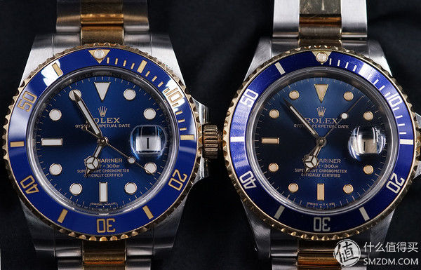 劳力士Skr--间金蓝水鬼机械表