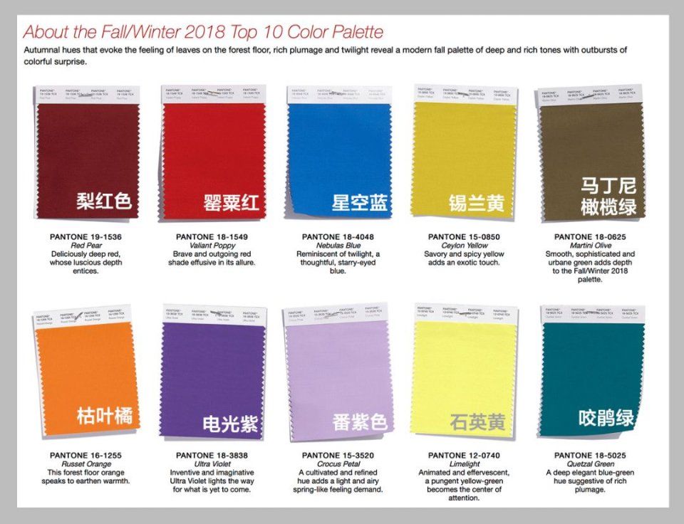 下半年的流行色发布啦丨 但只有这几个是黄皮亲妈