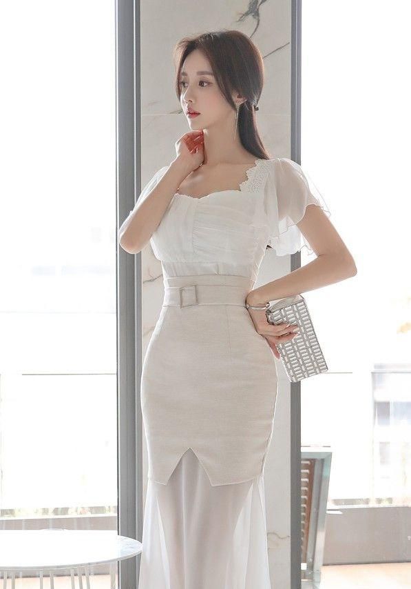  「透纱」孙允珠-清纯花蕾优雅透纱鱼尾裙鉴赏