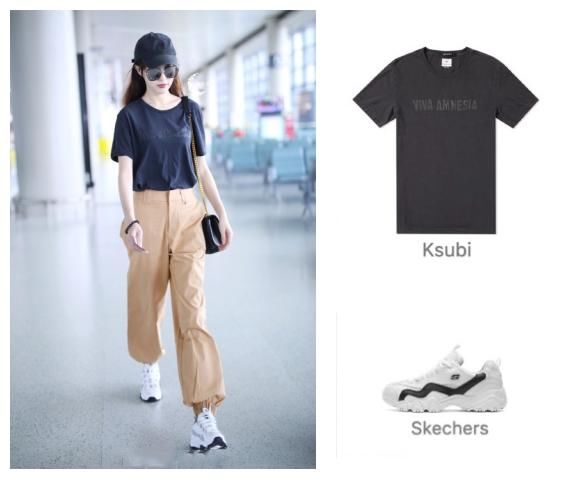 都知道唐嫣腿长，同款工装裤撞超模都不输，昆凌泫雅却嘻哈起来