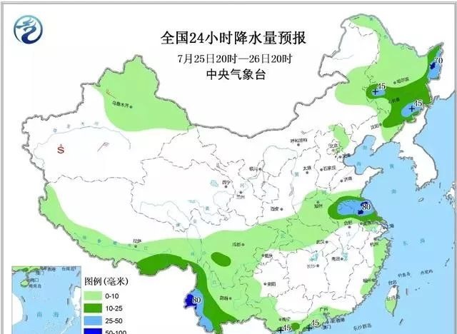 今日天气预报，月底的大暴雨