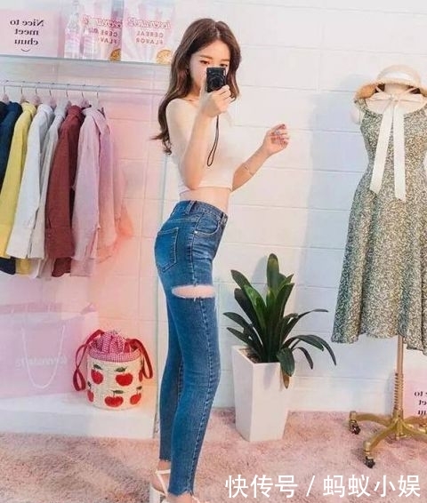 美女■清爽别致的牛仔裤美女,特别招人喜欢!