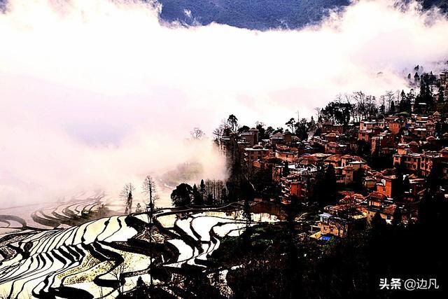 《云南风光》多依树梯田，壮美秀丽，如梦如幻的人间仙境！