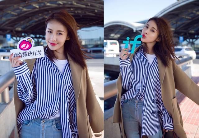 贾青豁出去了！裙子短到只能遮住大腿根，不用手挡住就尴尬了！