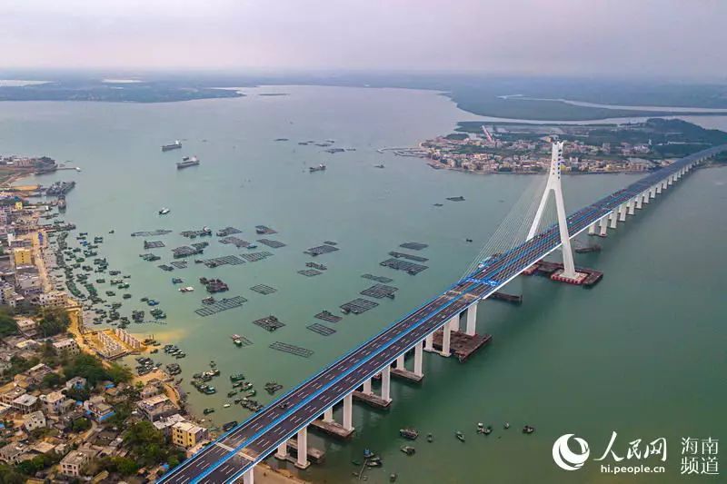 海南最长的跨海大桥 ——海文大桥主体完工，通车前最新样貌震撼