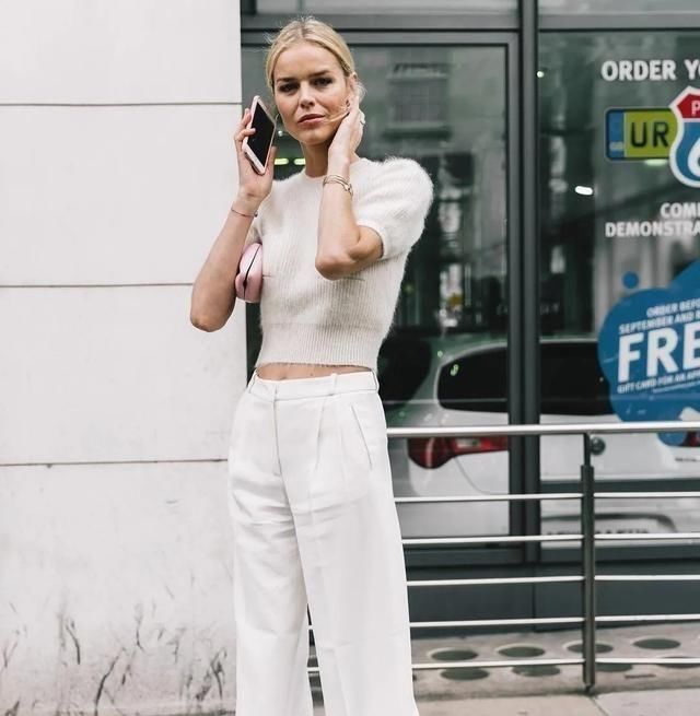  『拖地裤』收起你的打底裤！今年春夏流行这4种“裤子”，单穿内搭都好看