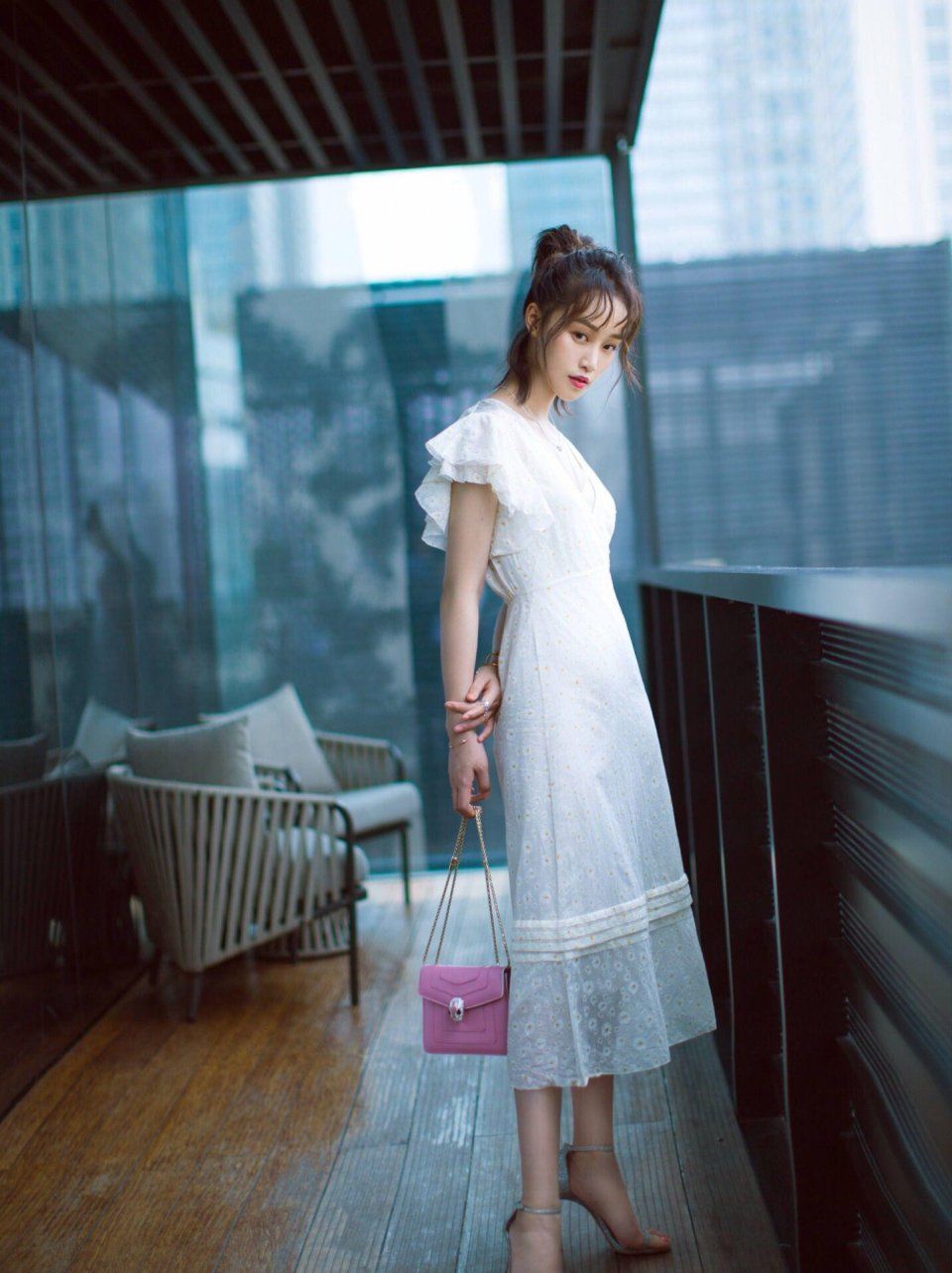 情人节快到了,学蓝盈莹穿,看起来忒仙女,可好看了!