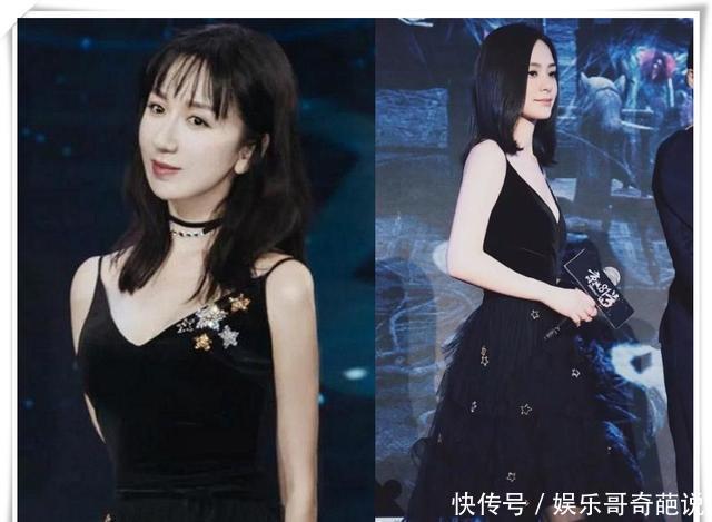 当娄艺潇阿娇同穿一件裙子,终于知道明星脸和网红脸的差距有大了