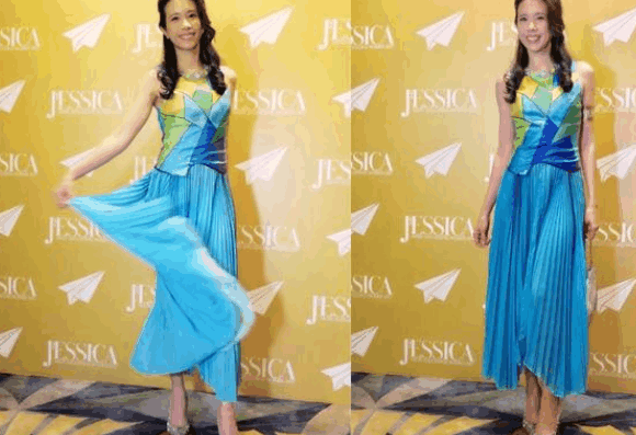 莫文蔚带来性感暴击穿衣只遮重点部位, 网友: 小蛮腰