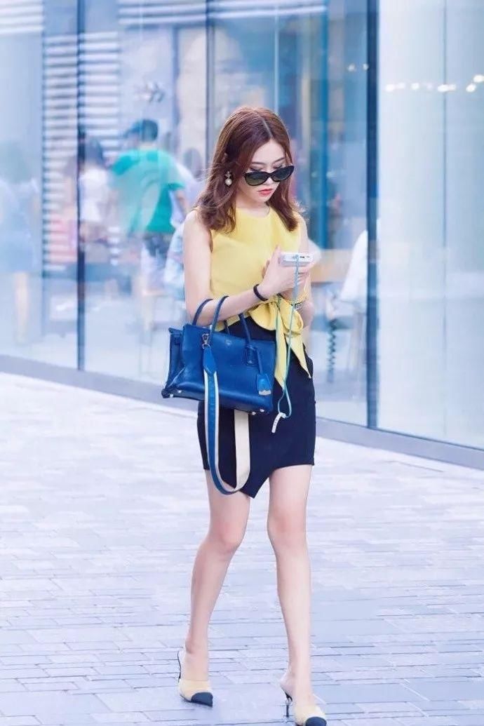 街拍美女:美不美看腿,大长腿美腿的性感美女