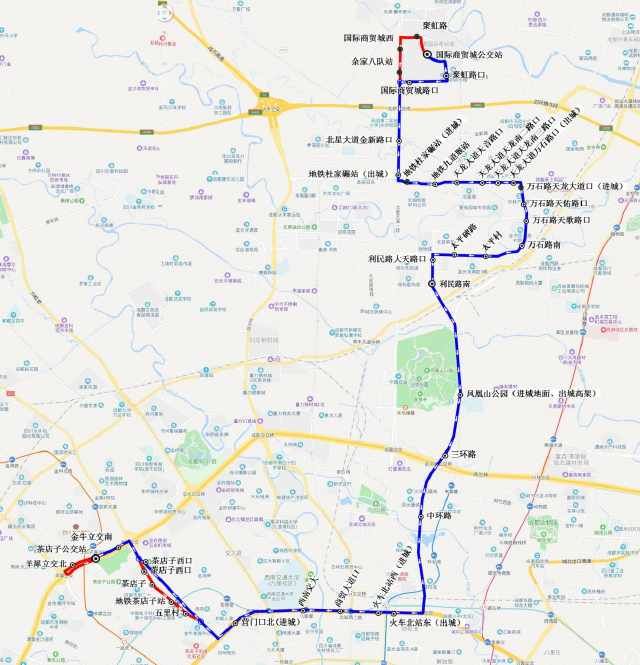  K17：成都新开快速公交线路K17线 快速公交系统线路总数达13条