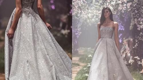  [婚纱]手工珠绣婚纱，把高贵的公主梦演绎的淋漓尽致！