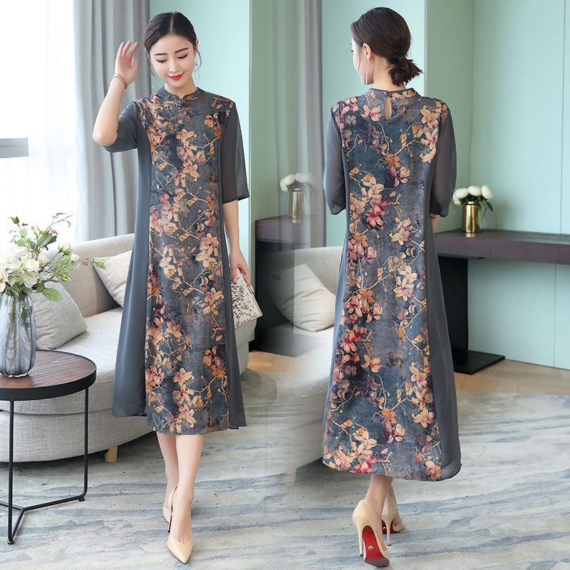 美到让人尖叫的高级复古旗袍装，上班聚会都能穿，搭单鞋气场满满