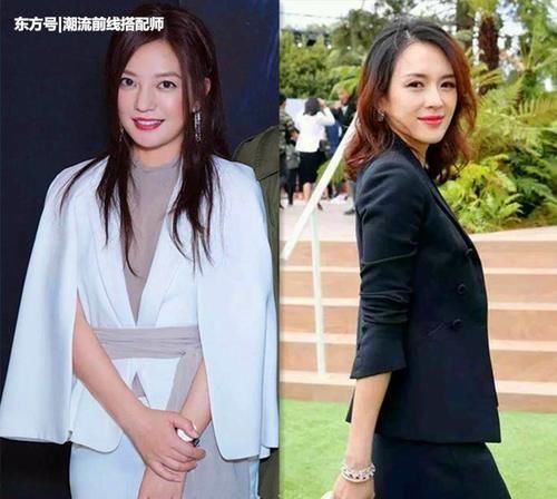 章子怡和赵薇同穿西装，网友：终于见识到女星与总裁的差距有多大